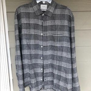 Billy Reid Plaid Button Up